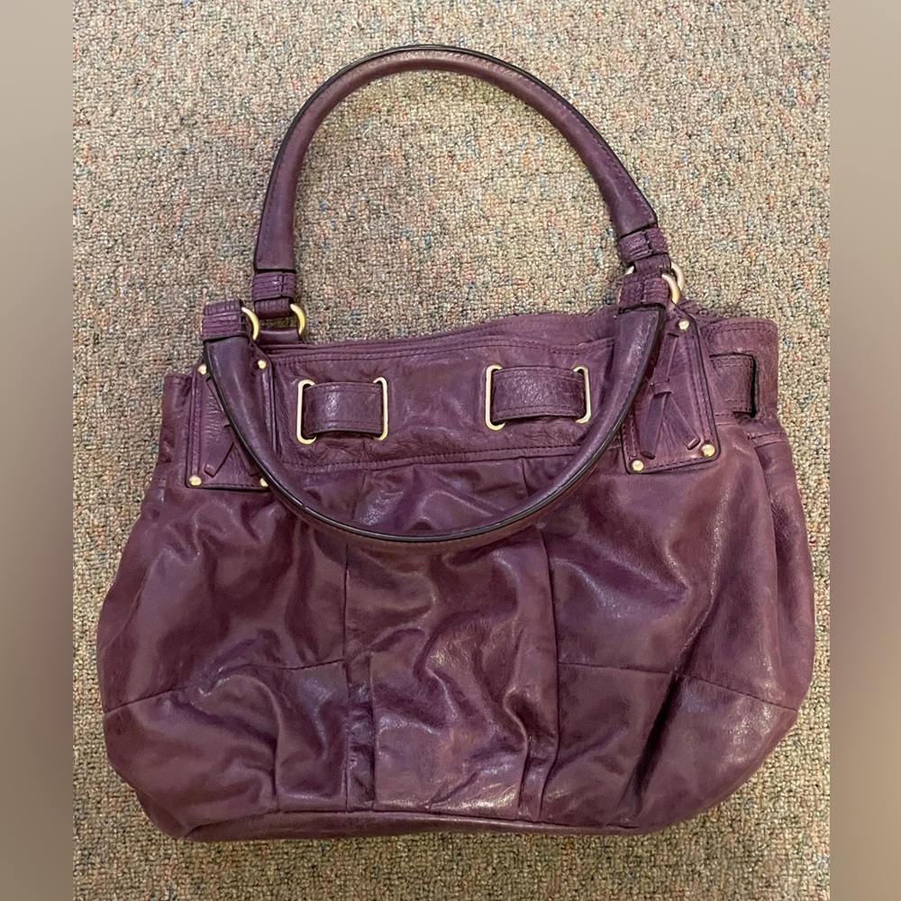 Purple leather juicy couture purse